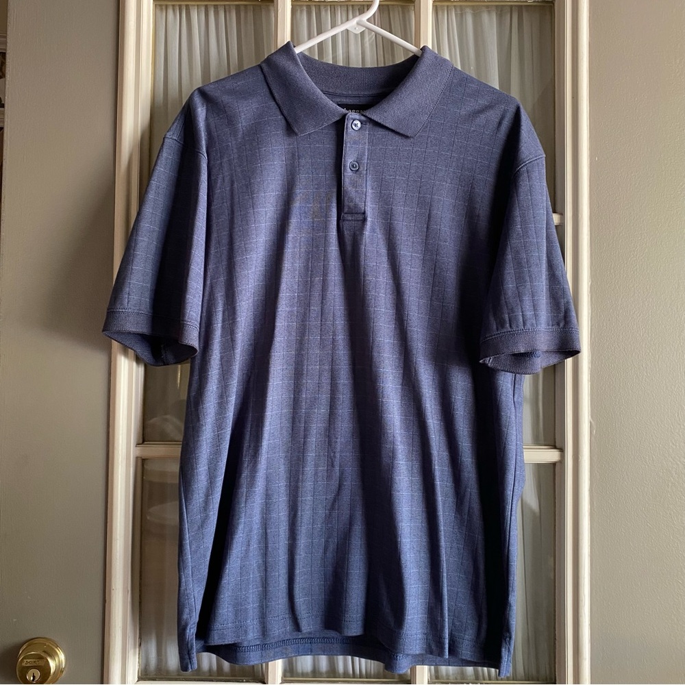 Haggar Blue Polo Shirt